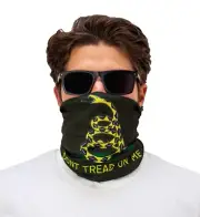 Dont Tread On Me Neck Gaiter Face Mask Outdoor Sports Gadsden Flag UV Protection