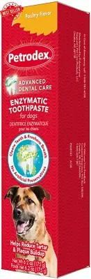 Enzymatic Toothpaste for Dogs, Pet Dental Care, Poultry Flavor, 6.2 Oz