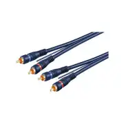 Goobay Car Hi-Fi Stereo RCA Cable Double Shielded 5M for Car Hi-Fi Stereo/Amp...