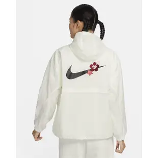 【NIKE 耐吉】連帽外套 休閒 AS W NSW VDAY WVN JKT GCEL 女款 白(HF1130133)