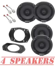 Alpine SPE6000 6.5" Front/Rear door Speakers for 2002-2008 Dodge RAM 1500,2500