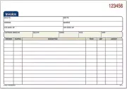Adams Invoice Book, 3-Part, Carbonless, 5.56 X 8.44 Inch, 50 Sets