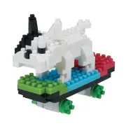NANOBLOCK SKATEBOARDING DOG 130 Pieces Building Blocks Nanoblocks Nano NBC-270