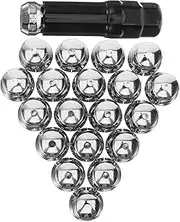 GLEAVI 21pcs Car Wheel Lug Nut Tyre Caps for Vehicle Stylish and Wheel Bolt Easy Installation Car Exterior Appearance