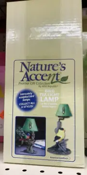 Nature's Accent Bird By Wild Republic (American Goldfinch) Tea Light Lamp