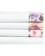Dea Italian Linens Certaldo Print 300 Thread Count Sheet Set