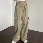 [KOREAN FASHION] CARGO PANTS WIDE PANTS 4 COLOR