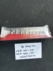 snap-on tools stubby hex bit socket set sae new 208EFTAXSY