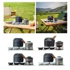 Travel Teapot and Cup Set with Case for Outdoor Activity Tea Lovers Friends