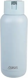 [Oasis] Ceramic Lined Stainless Steel Triple Wall Insulated 'Moda' Drink Bottle 1L - Sea Mist