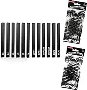 12 Pcs Compressed Graphite Charcoal Sticks Art Supplies Charcoal Drawing Set for DIY Drawing Crafts, Sketching, Shading, Beginners and Pro Artists
