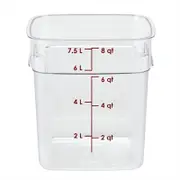 Cambro Fresh Pro Square Container Polycarbonate - Clear - 7.6Ltr