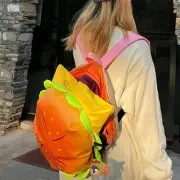 Hamburger Backpack Cheeseburge R Backpack Funny Yellow Cartoon Universe