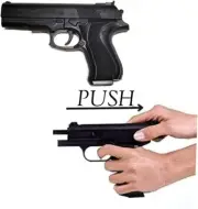 P729 Toy PUBG Guns Pack of 2 Pistols + 60 BB Bullets Realistic Design