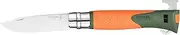 Opinel Explore No12 S/S Orange w/Tick Remover 10cm