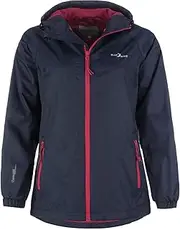 [Blue Wave] Fabienne Women's Functional Jacket - Outdoor Jacket Rain Jacket Hiking and Cycling Jacket