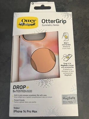 OtterBox SYMMETRY SERIES Case for iPhone 14 Pro Max-Peaches (Orange) NIB Sealed