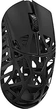 WLMOUSE Beast X Pro Ultra-Light 39g Magnesium Gaming Mouse, PAW3950 HS Sensor, 8K Polling Rate, 30000 DPI,OM & TTC Switches, Customizable Side Panels.(Black(OM Switch-Side Slits))
