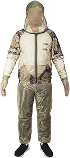 Ultra-fine Mesh Protective Clothes 3pcs Suit Set Camping Fly Net Bed for Hiking