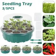 Seedlings Starter Trays 14 Cells Round Seed Propagator Tray Breathable BieOc`♚
