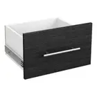 ClosetMaid Style+ 17" x 10" Tower Modern Drawer Kit Soft-Close Glides Wood Noir