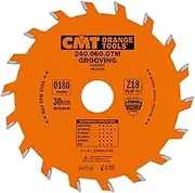 Cmt Orange Tools 240.060.07 M – Circular Saw Blade for Straight Groove Cutter 180 x 6 x 30 Teeth 18