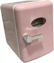 Generic Mini Fridge Skincare Fridge USB,Single Door,4L Multipurpose Refrigerator Compact for Food Cosmetic Makeup Home Car, Pink