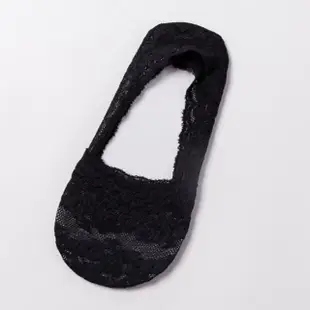 【DaoDi】日韓新款蕾絲花邊防滑透氣隱形襪6雙組多色任選(深口蕾絲隱形襪加大玫瑰矽膠止滑設計)
