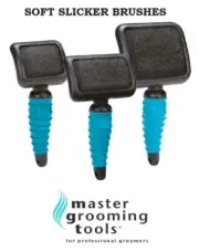 Master Grooming Tools Ergonomic SOFT SLICKER BRUSH DOG CAT Dematting Coat Mat