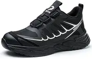 [9K safety JB] Labor Protection Shoes Men's Safety Shoes Work Shoes Steel Baotou Anti-Impact Anti-Puncture Light Breathable, Suitable for Construction, Industry