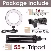 16-26"LED Ring Light Dimmable Lighting Kit Selfie Tripod Stand Lamp Live Youtube
