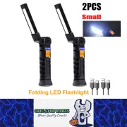 2pcs Folding LED Flashlight Rechargeable LED Torch handheld LED Work Light