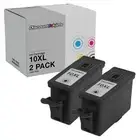 2pk NEW #10XL 10 8237216 BLACK Ink Cartridge for Kodak Easyshare 5100 5300 5500