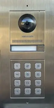 HIKVISION Gen2 2 WIRE Intercom 2 Room Station Keypad Module Stainless Steel kit