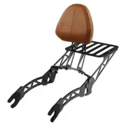 Detachable Backrest Sissy Bar +Rack Fit For Indian Scout 15-24 Scout Sixty 16-24