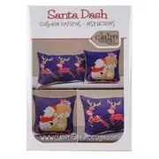 Santa Dash Cushion Patterns by Claire Turpin Design Quilting Sewing Craft DIY