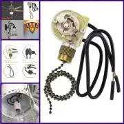 Ceiling Fan Light Switch Zing Ear Pull Chain Switch ZE-109 Fan Light On-Off