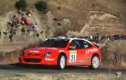 WRC Monte Carlo 2002 Sebastien Loeb Citreon action Motor Racing Old Photo