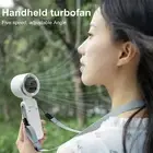 High-speed Portable Fan Usb Rechargeable Mini Handheld Turbo with Digital