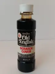 Vintage Old English Furniture Polish Scratch Cover Glass Bottle NOS PROP
