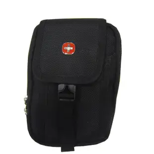 【OverLand】腰包外掛型主袋可5.5寸手機防水尼龍布(隨身物品包工作工具袋可穿過皮帶外掛附背帶)