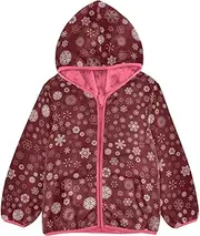 [Caihoyu] Girls Sherpa Lined Organic Baby Girl Clothes Children Coats For Toddler Boys