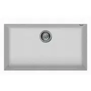 Artusi Granitek Single Bowl Sink - White