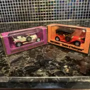 2 1973 Matchbox Yesteryear Y-9 1912 Simplex + Y-10 1906 Rolls Royce Ghost NIB NO