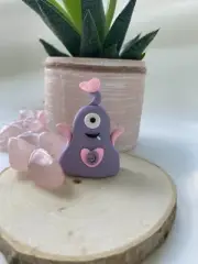 Handmade clay manifesting monster. Comes with free tumble stone!