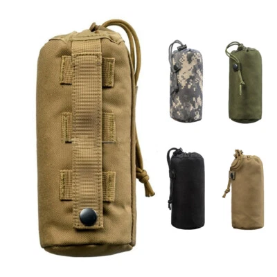 Tactical Molle Water Bottle Pouch Kettle Holder Waist Bags Khaki / Green / ACU