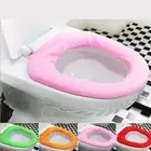 Soft Washable Toilet Seat Pad Lid Top Cover Closestool Bathroom Warmer zk