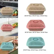 Mesh Fruit Basket with Lid Bowl and Chopstick Storage Bread Basket for Table