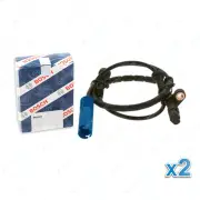 2 x Bosch Rear Wheel Speed Sensors for BMW 520I 523I 525I 528I 530I 535I 540I M5