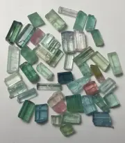 Natural Tourmaline Multicolour Crystal’s From Afghanistan Weight :26.30Carats